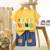 Children's short-sleeved set, summer pure cotton boys' clothes, thin new girls' T-shirts, summer clothes, baby children's clothing Specification image